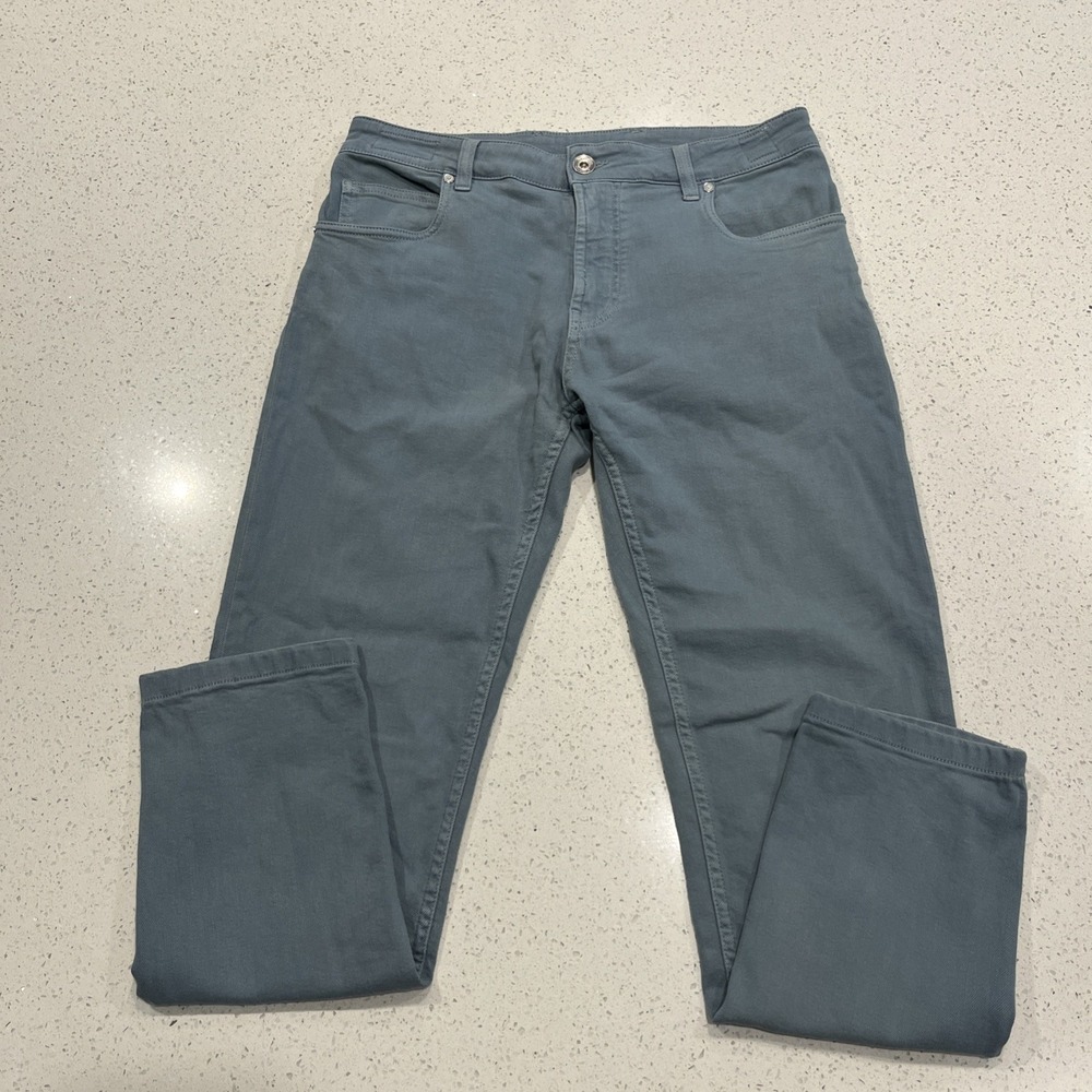 Eleventy Jeans Mens 32/30 Blue First Class Denim Stretch Made In Italy